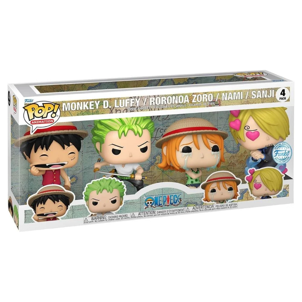 One Piece Funko POP! 4-Pack 9cm
