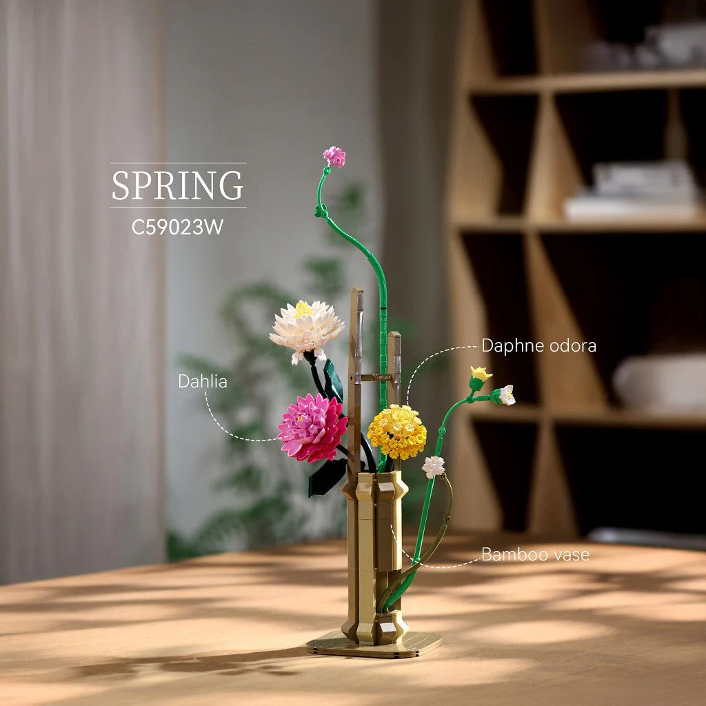 CaDA Oriental Floral Art: Spring - 613 pcs - Image 2
