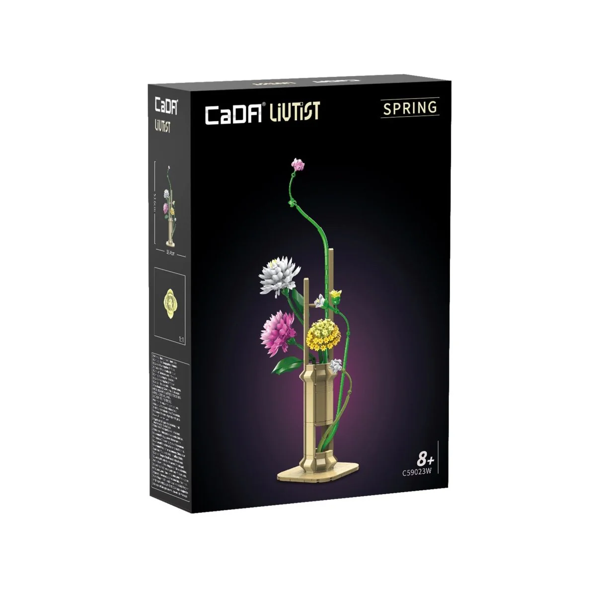 CaDA Oriental Floral Art: Spring - 613 pcs - Image 4