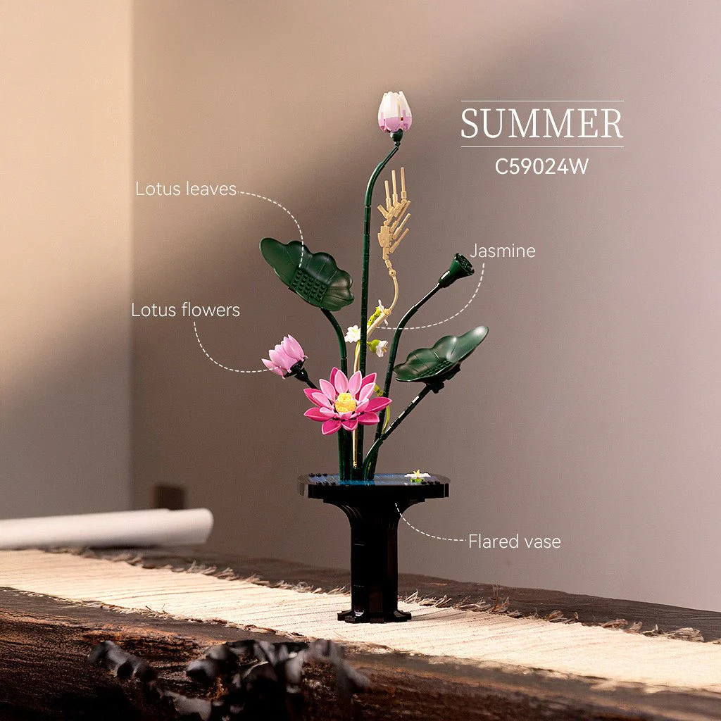 CaDA Oriental Floral Art: Summer - 751 pcs - Image 2