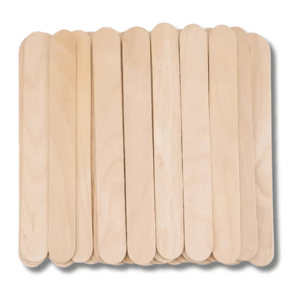 Loaded Dice Essentials - Pack of 20 Natural Wooden Craft Sticks