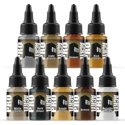Pro Acryl - Metallic Set - 9 Colors - Image 2