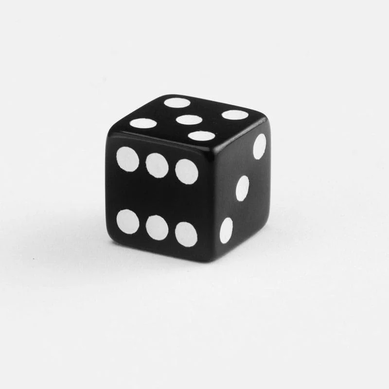 Q Workshop Dice Set Full Pack D6 Black (20) - Image 2