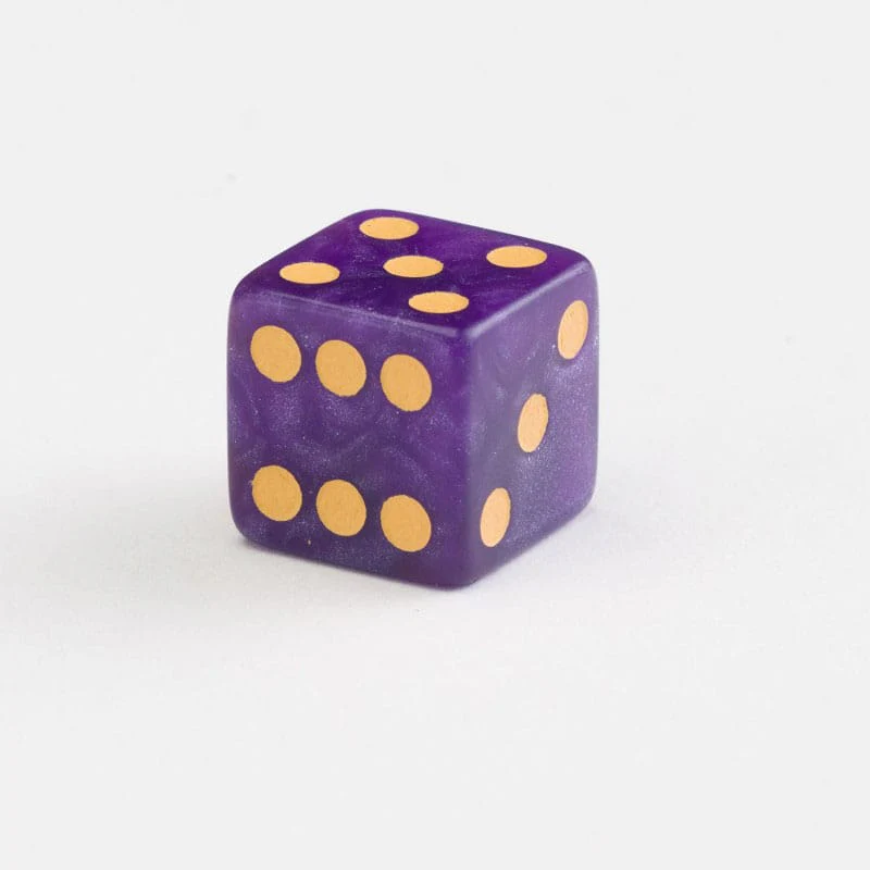 Q Workshop Dice Set Full Pack D6 Shimmering Purple (20) - Image 2