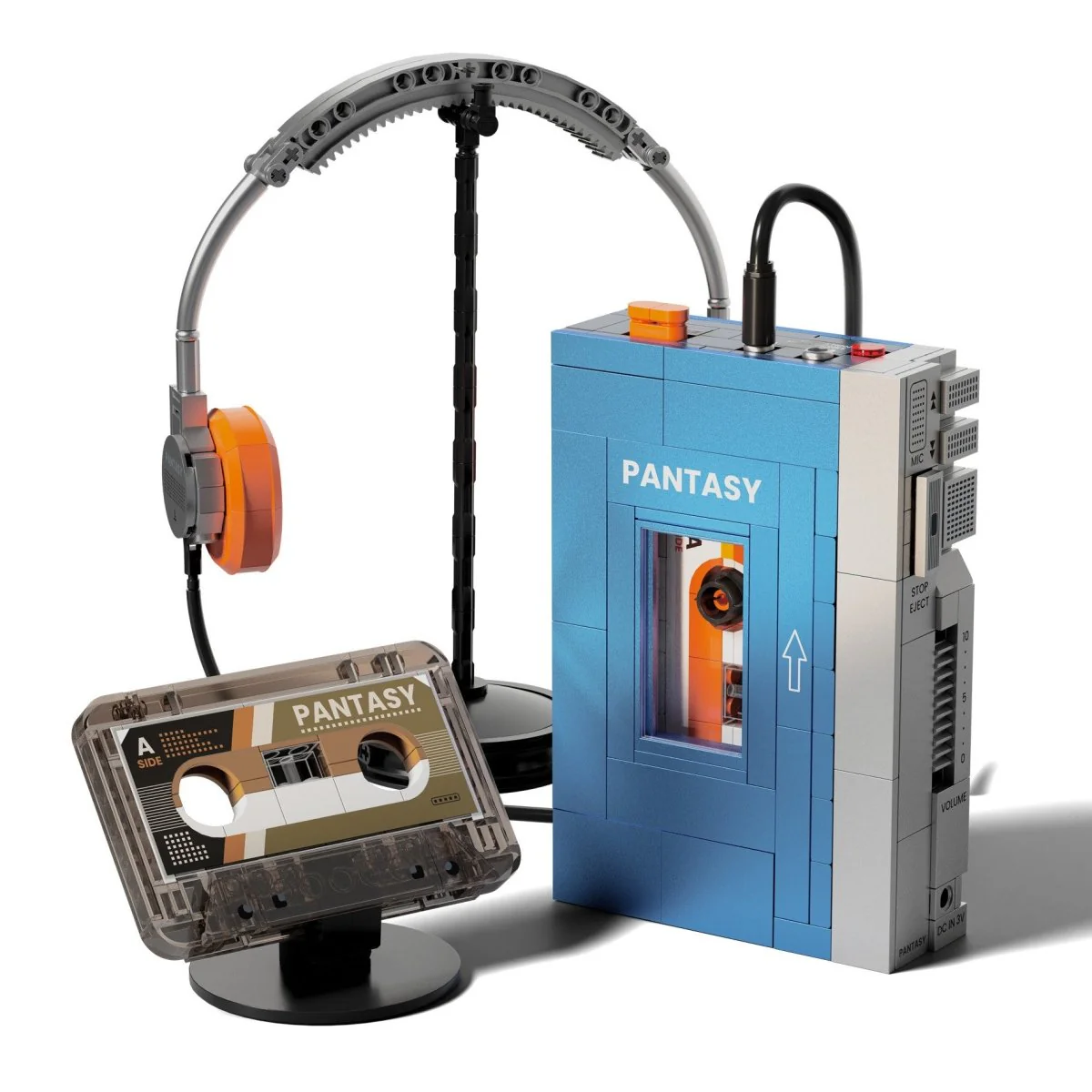 Pantasy Retro Tape Cassette Player - 569 pcs - Image 2