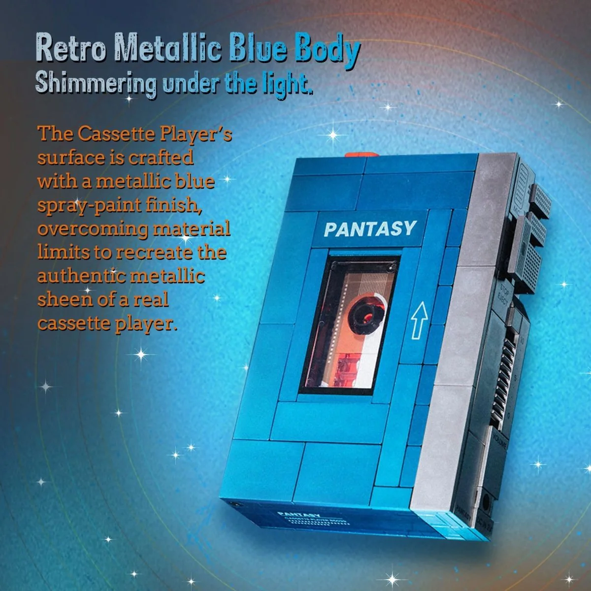 Pantasy Retro Tape Cassette Player - 569 pcs - Image 6