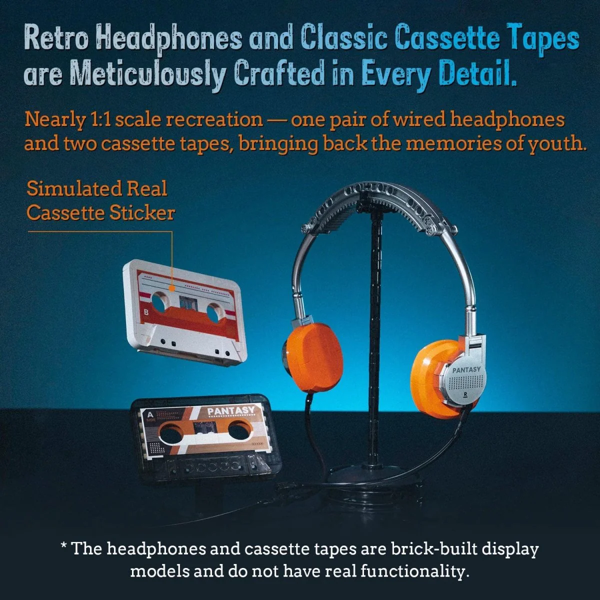 Pantasy Retro Tape Cassette Player - 569 pcs - Image 9