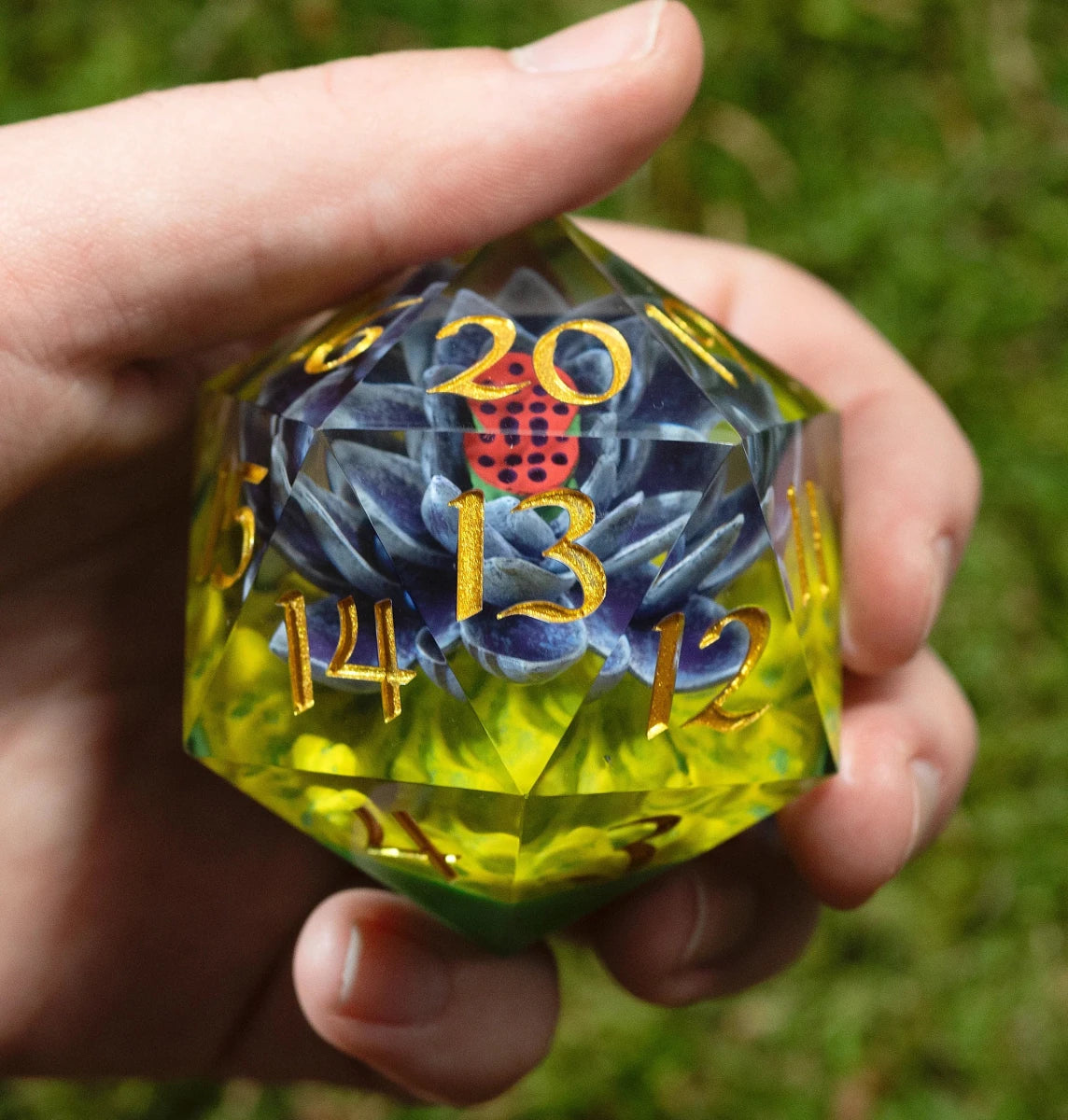 Sirius Dice: Magic The Gathering Black Lotus Spindown 54mm D20 - Image 3
