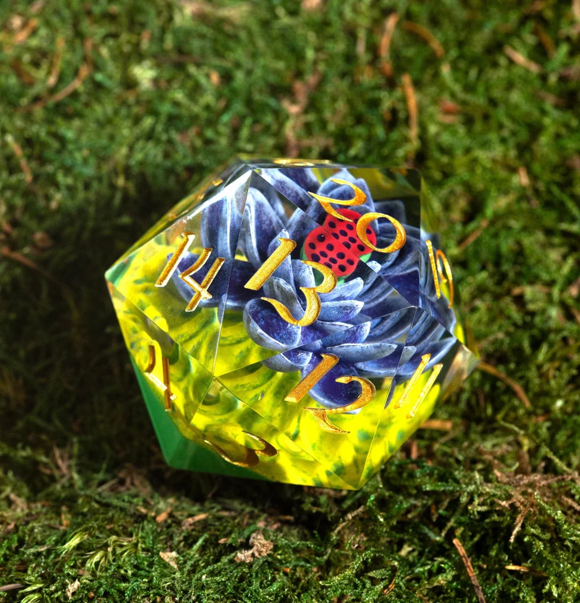 Sirius Dice: Magic The Gathering Black Lotus Spindown 54mm D20 - Image 4