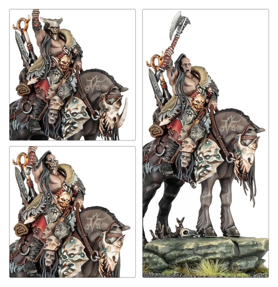 Slaves to Darkness: Darkoath Chieftain on Warsteed - Image 3