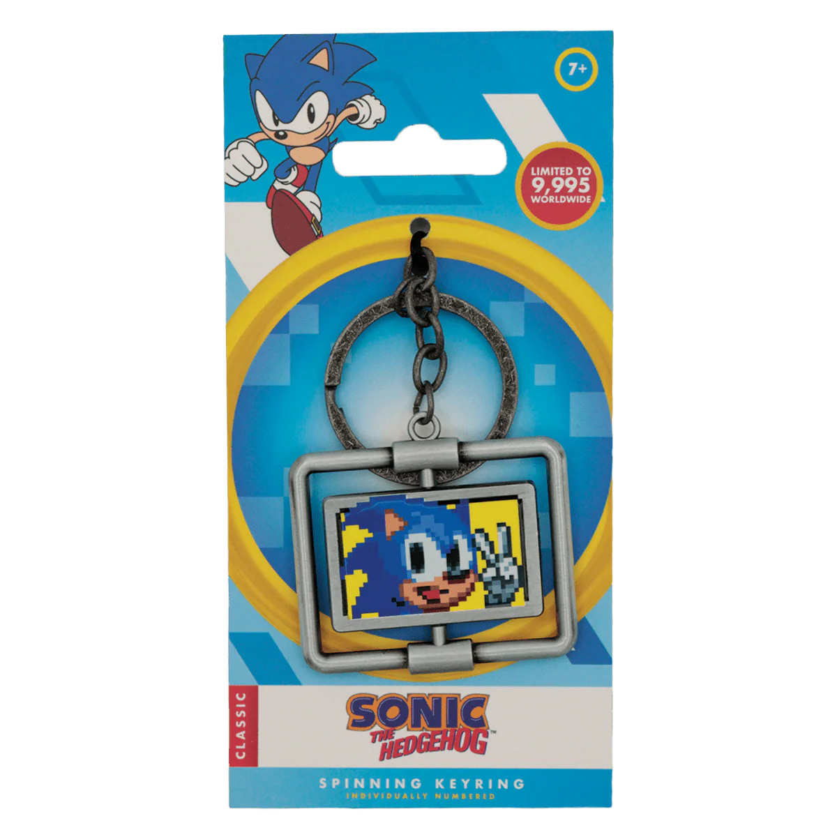 Sonic The Hedgehog – Spinning Keyring