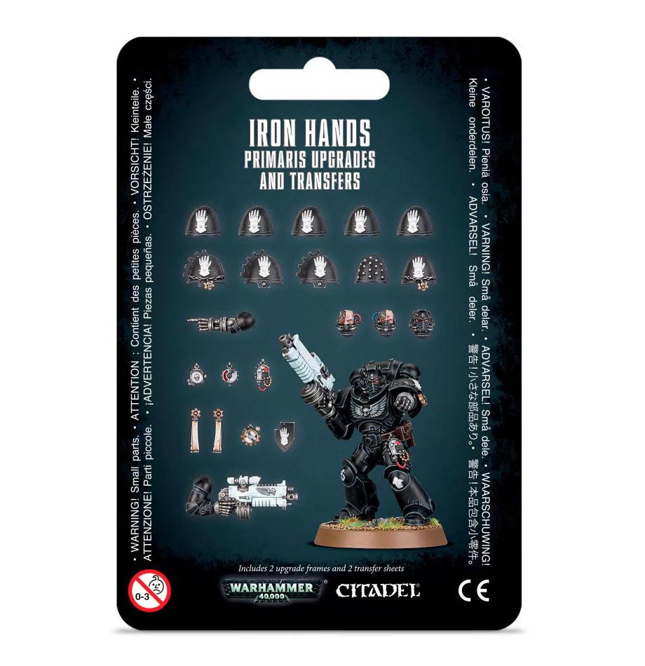 Space Marines: Iron Hands Primaris Upgrades & Transfers