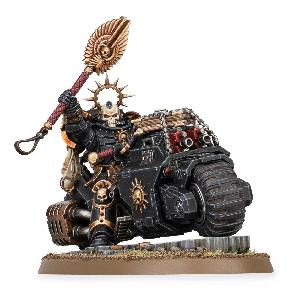 Space Marines: Primaris Chaplain on Bike - Image 2