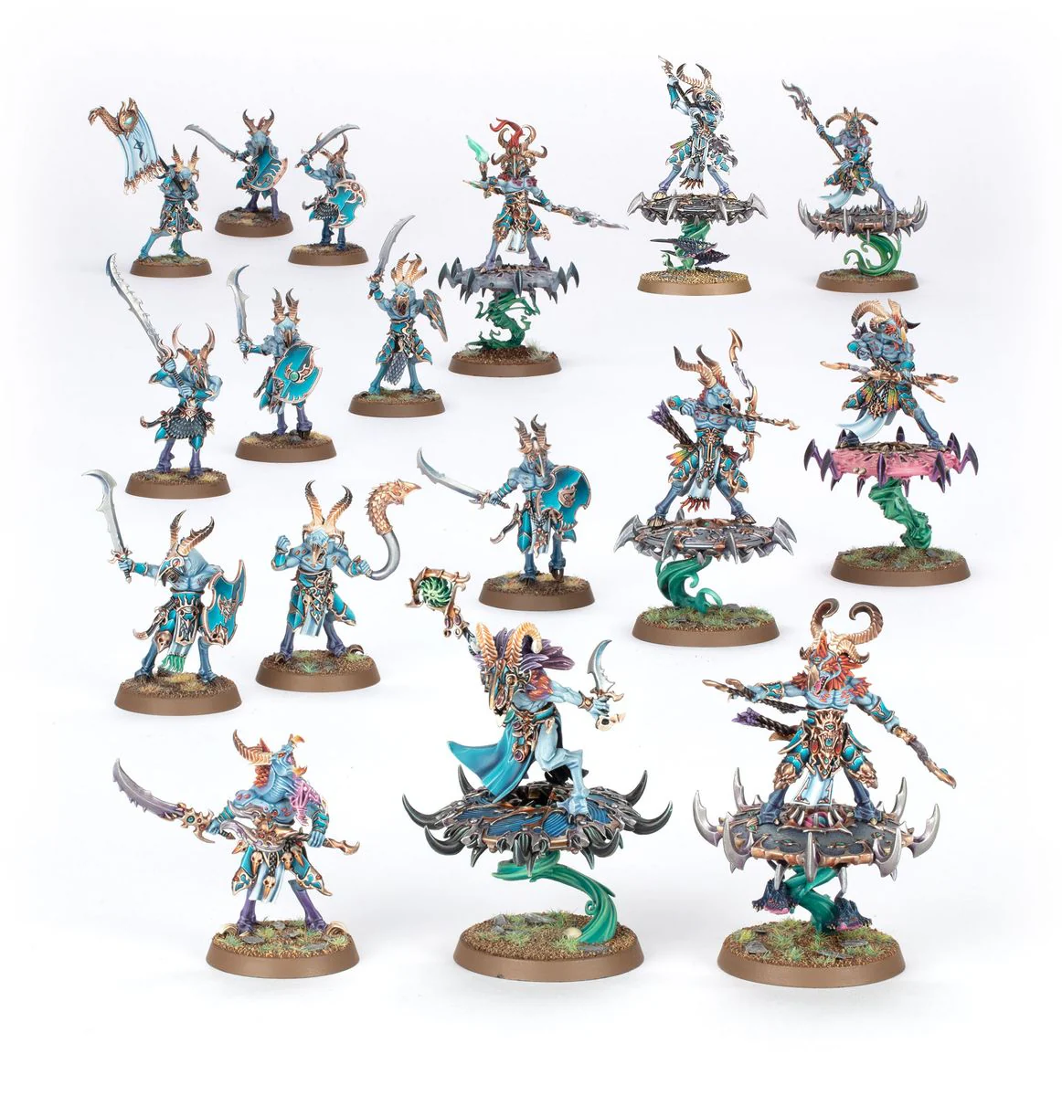 Spearhead: Disciples of Tzeentch Tzaangor Warflock - Image 2