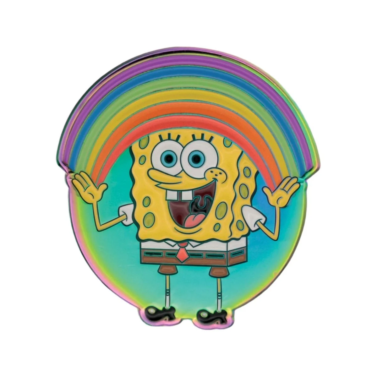 SpongeBob SquarePants Rainbow Pin Badge - Image 2