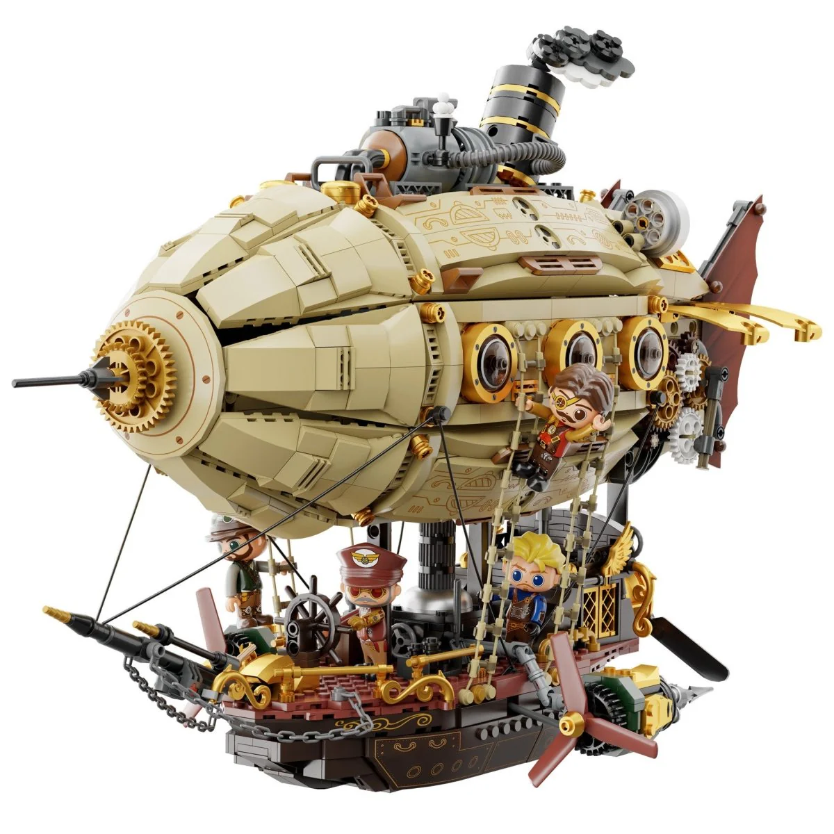 Pantasy Steampunk Airship - 1949 pcs - Image 2