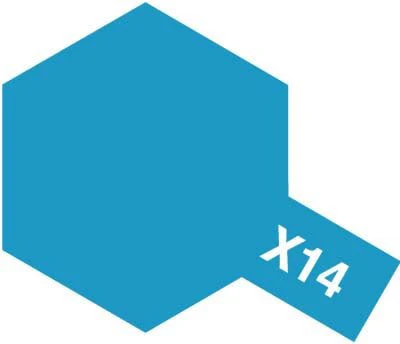 Tamiya Acrylic Paint Mini X-14 Sky Blue - Image 2