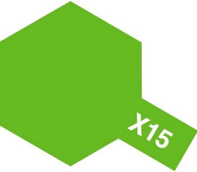 Tamiya Acrylic Paint Mini X-15 Light Green - Image 2