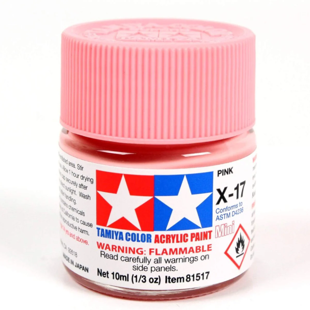Tamiya Acrylic Paint Mini X-17 Pink