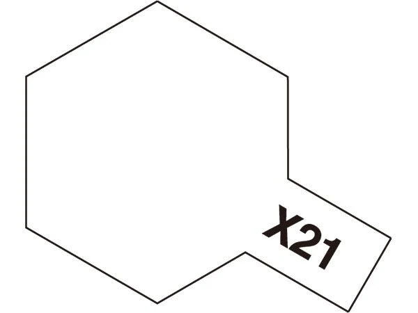 Tamiya Acrylic Paint Mini X-21 Flat Base - Image 2