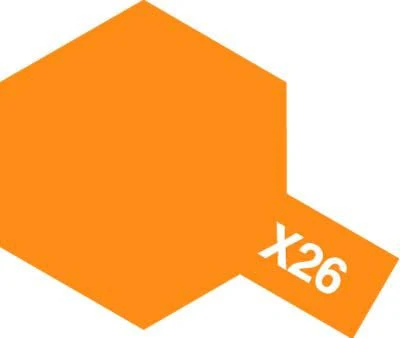 Tamiya Acrylic Paint Mini X-26 Clear Orange - Image 2