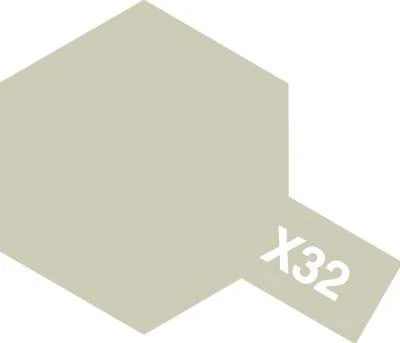 Tamiya Acrylic Paint Mini X-32 Titan Silver - Image 2