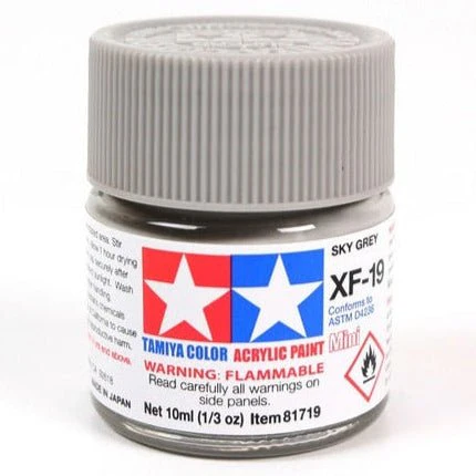 Tamiya Acrylic Paint Mini XF-19 Sky Grey