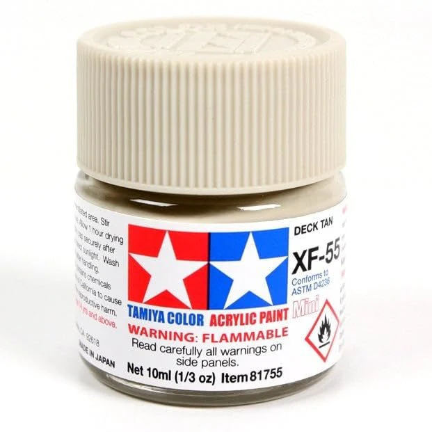 Tamiya Acrylic Paint Mini XF-55 Deck Tan