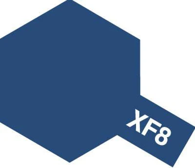 Tamiya Acrylic Paint Mini XF-8 Flat Blue - Image 2