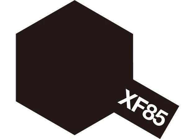 Tamiya Acrylic Paint Mini XF-85 Rubber Black - Image 2