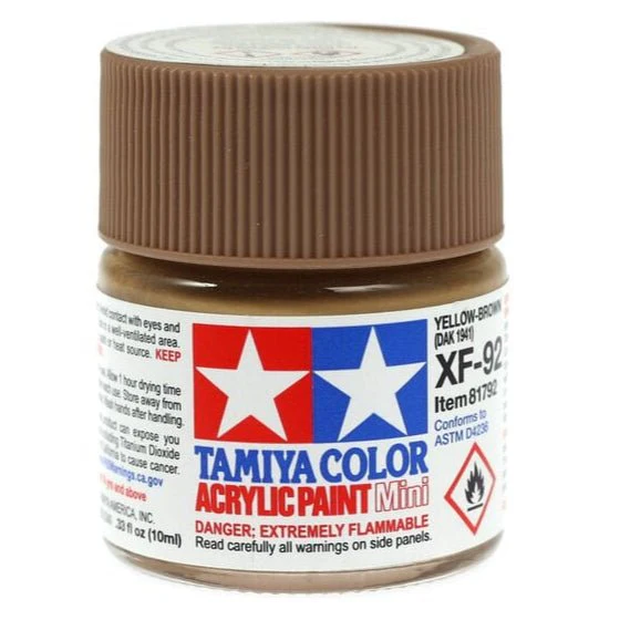 Tamiya Acrylic Paint Mini XF-92 Yellow-Brown DAK 1941