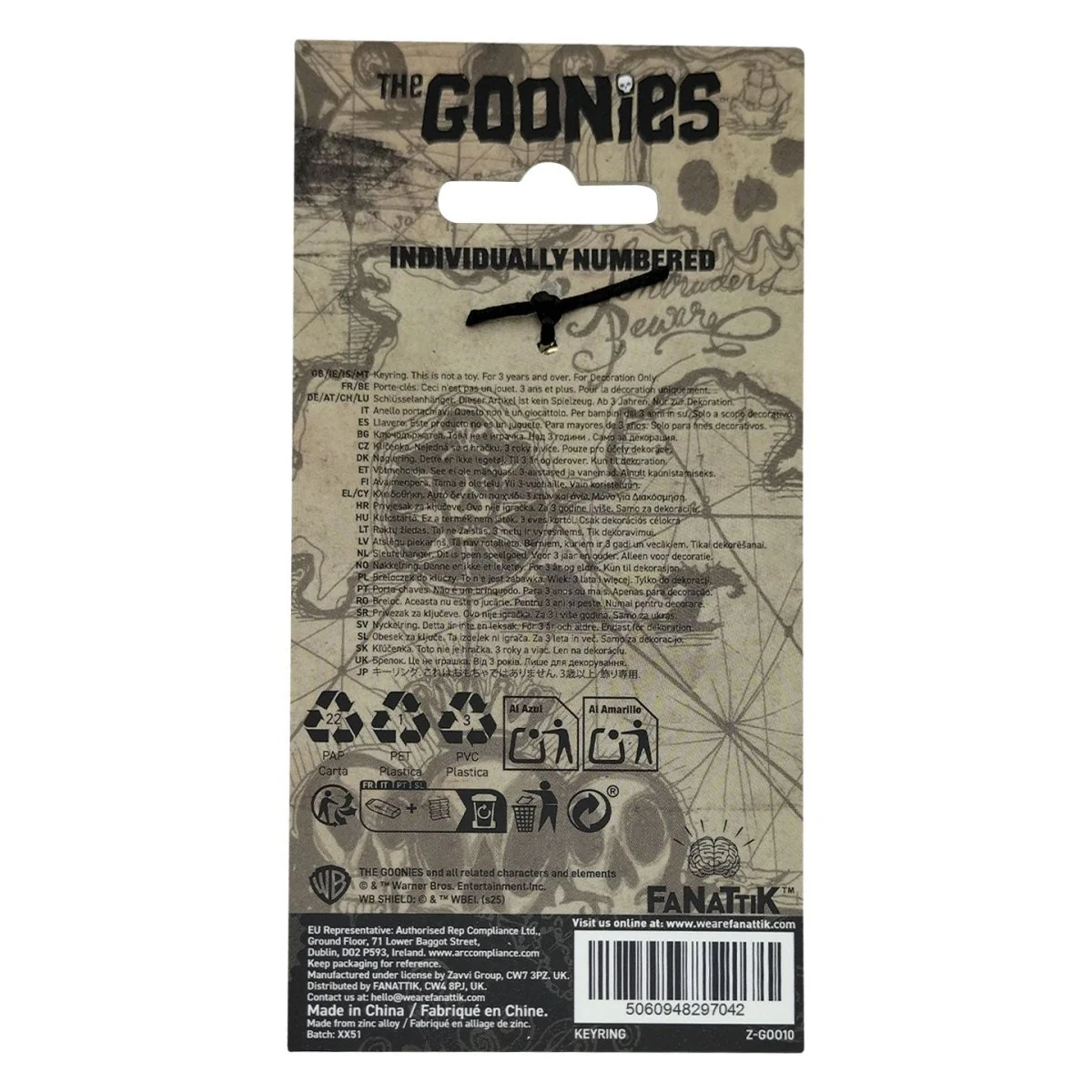 The Goonies 40th Anniversary Copper Bones Keyring - Image 4