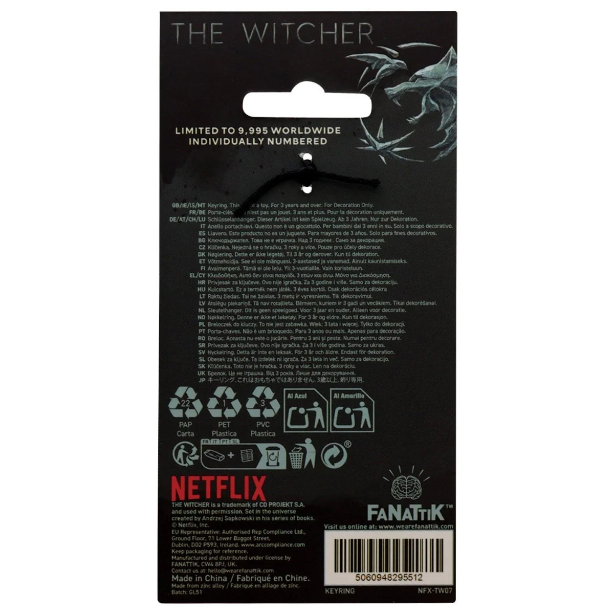 The Witcher and Roach Keyring - Image 5