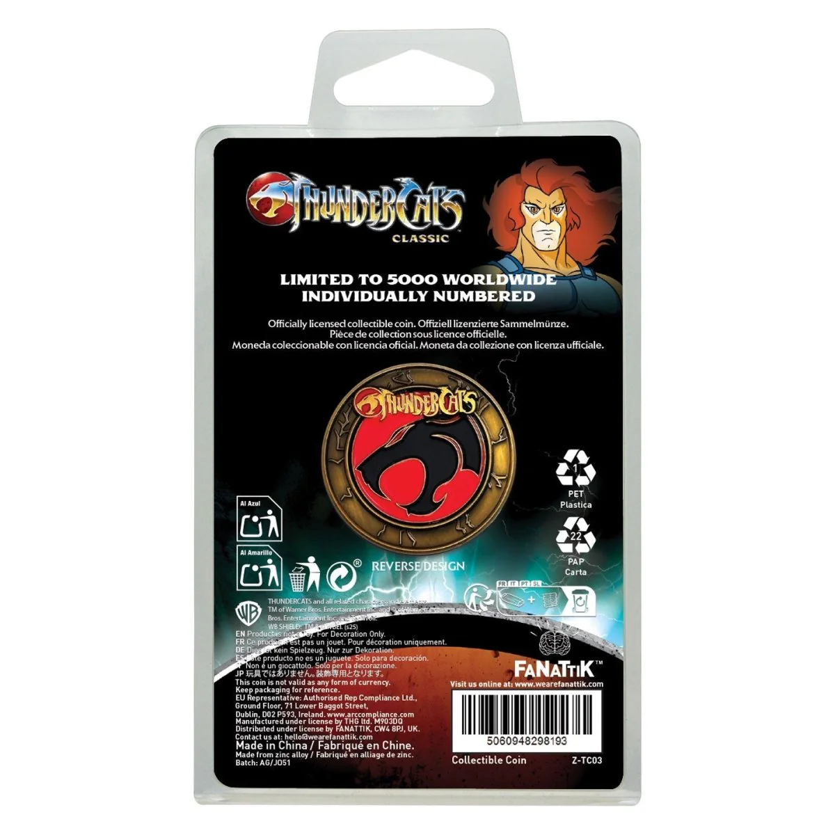 ThunderCats 40th Anniversary Lion-O Coin - Image 7
