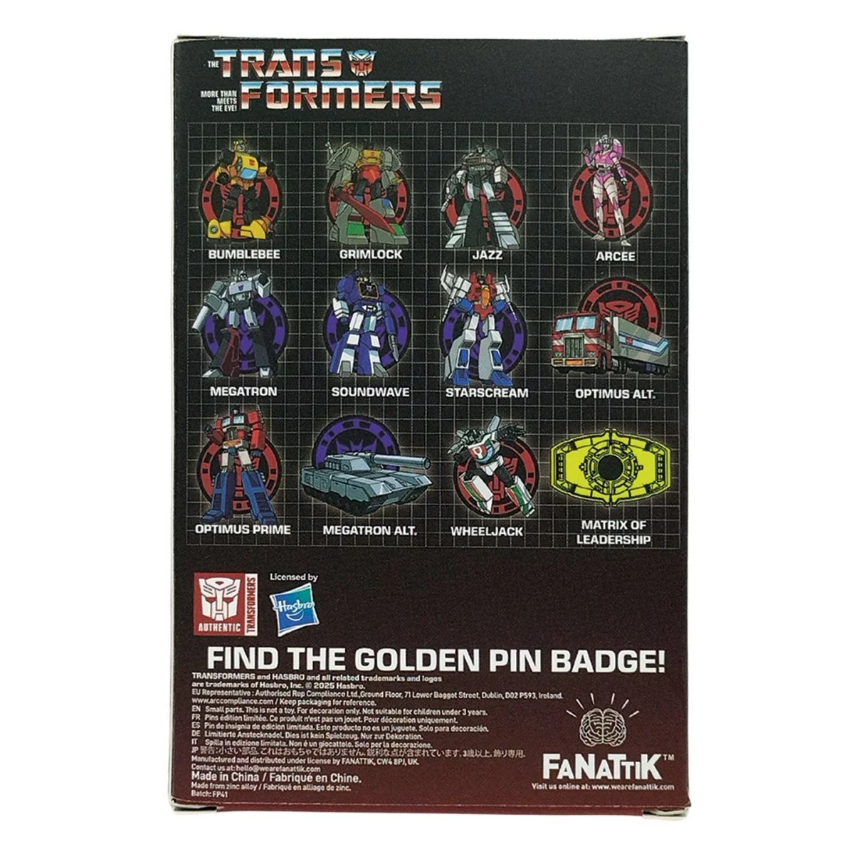 Transformers Mystery Pin Badge Blind Box - Image 25