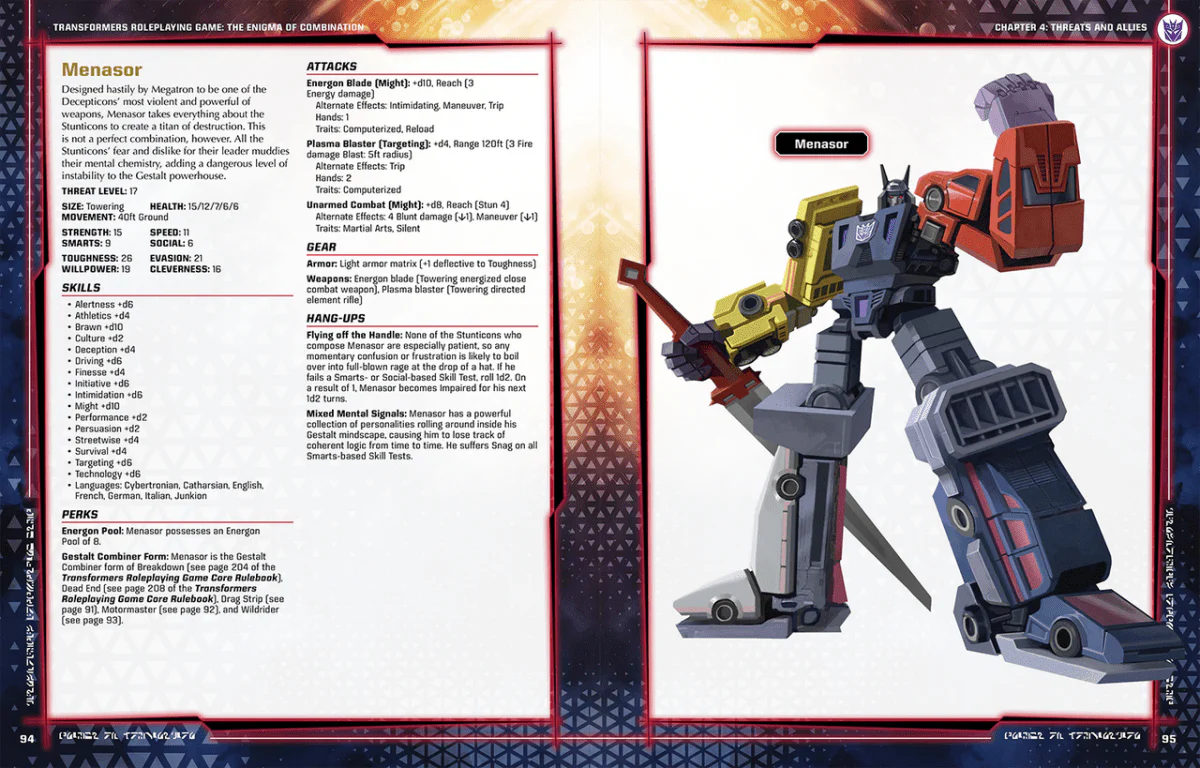 Transformers RPG: The Enigma of Combination Sourcebook - Image 3