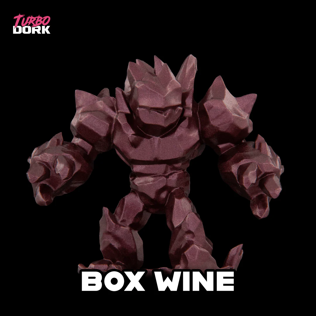 Turbo Dork: Box Wine Metallic Acrylic Paint 22ml - Image 2
