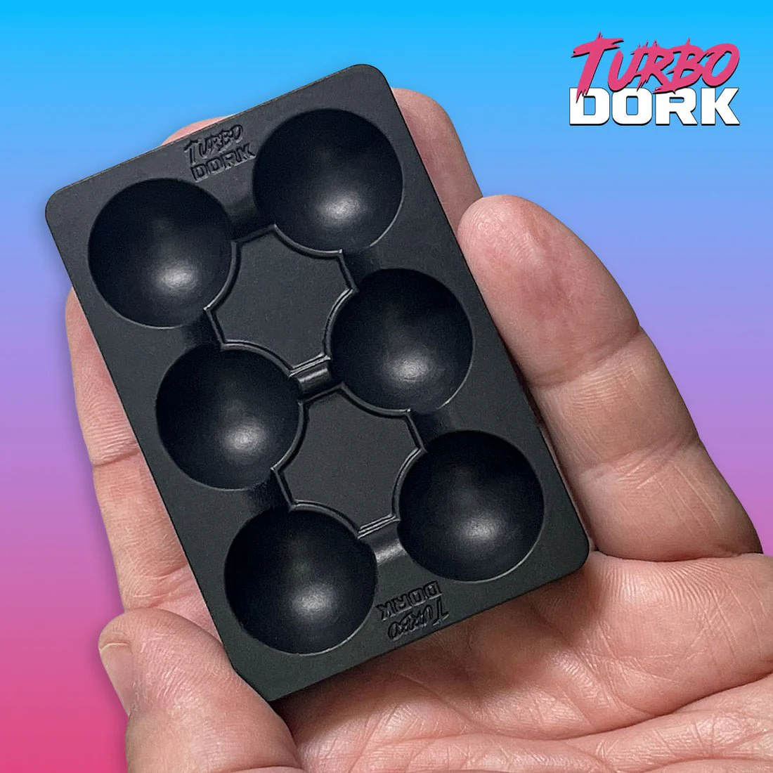 Turbo Dork: Small Black Non-Stick Silicone Dry Palette - Image 2