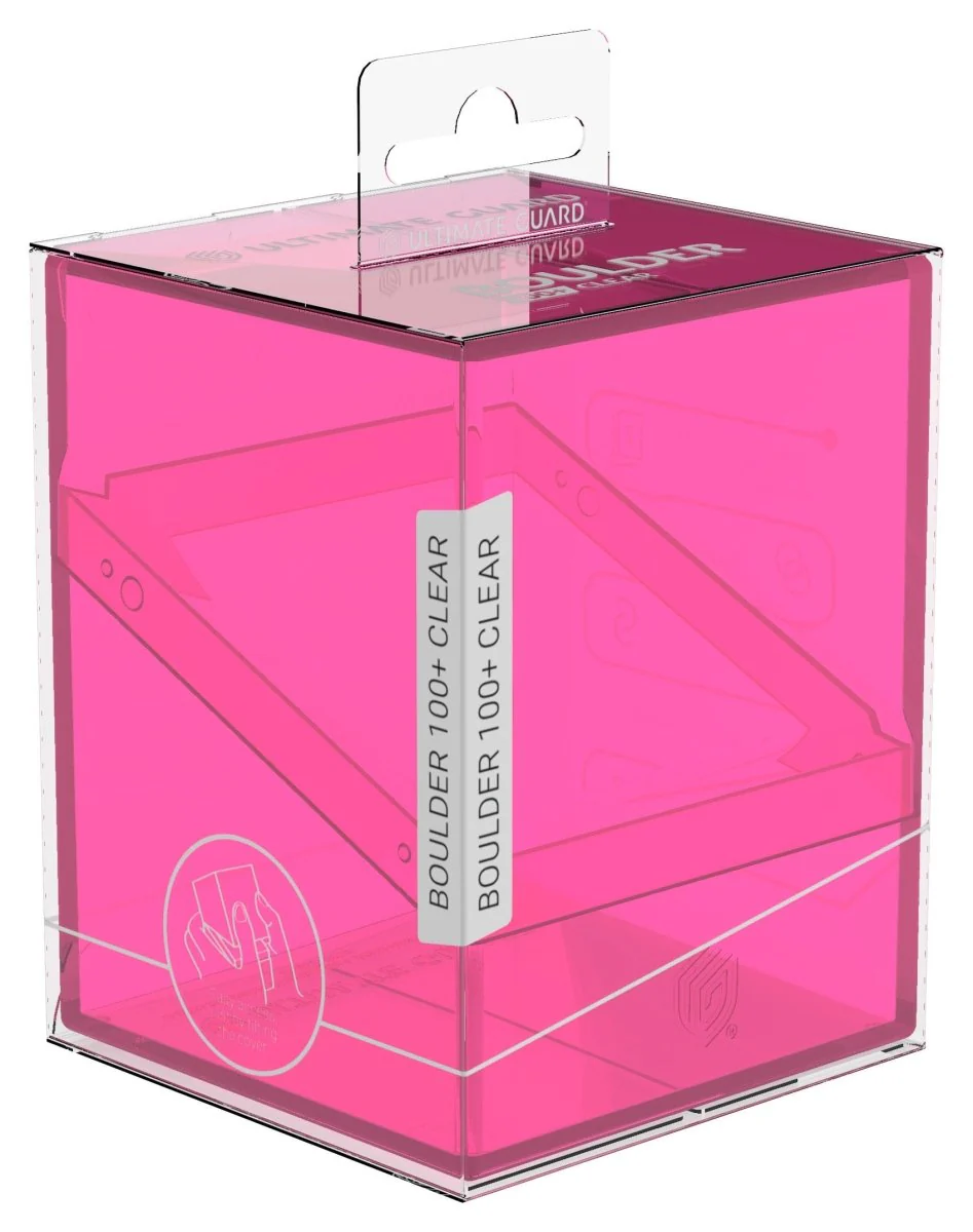 Ultimate Guard Boulder 100+ Clear - Rhodonite - Image 9