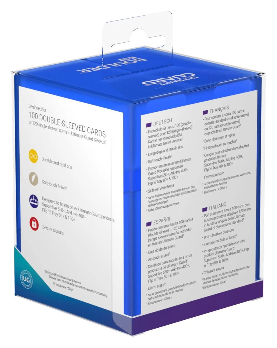 Ultimate Guard Boulder Deck Case 100+ - Sapphire - Image 8