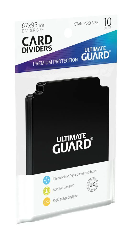 Ultimate Guard Card Dividers Standard Size Black (10) - Image 3