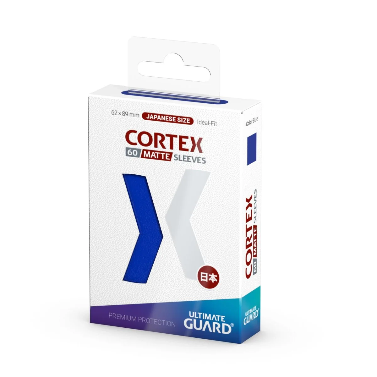 Ultimate Guard Cortex Sleeves Matte Japanese Size (60) - Blue - Image 3