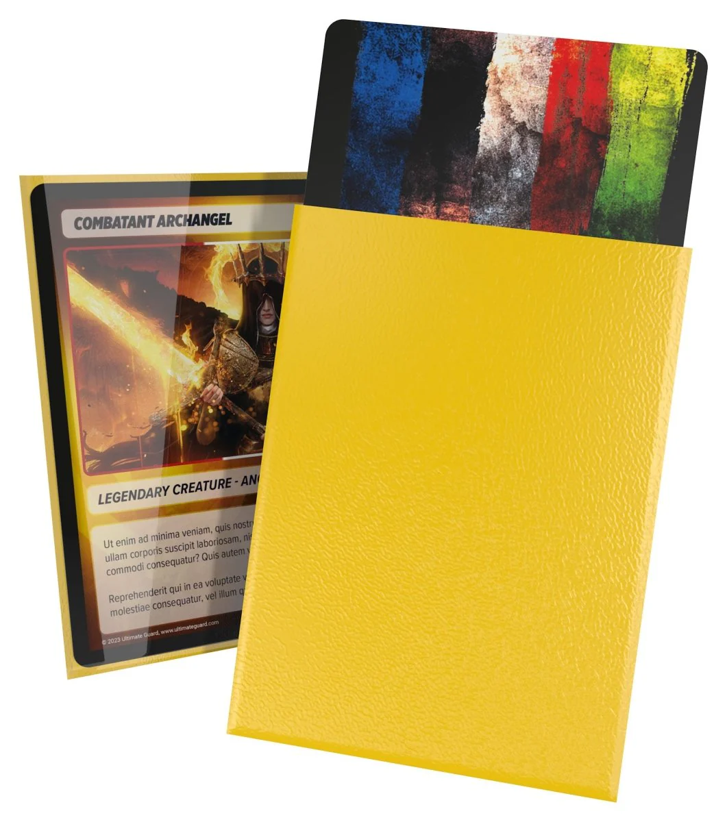 Ultimate Guard Cortex Sleeves Standard Size (100) - Yellow - Image 2