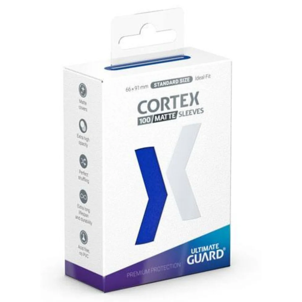 Ultimate Guard Cortex Sleeves Standard Size Matte Blue (100)
