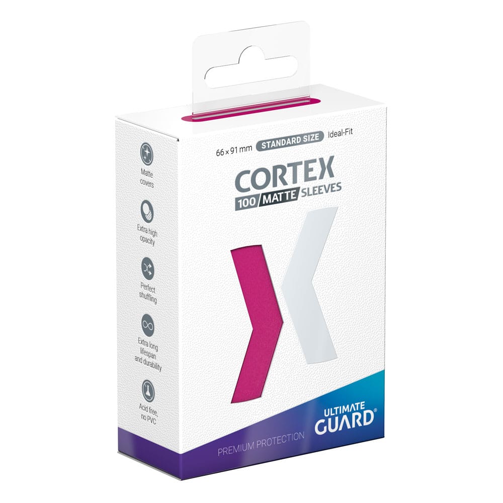 Ultimate Guard Cortex Sleeves Standard Size Matte Pink (100) - Image 4