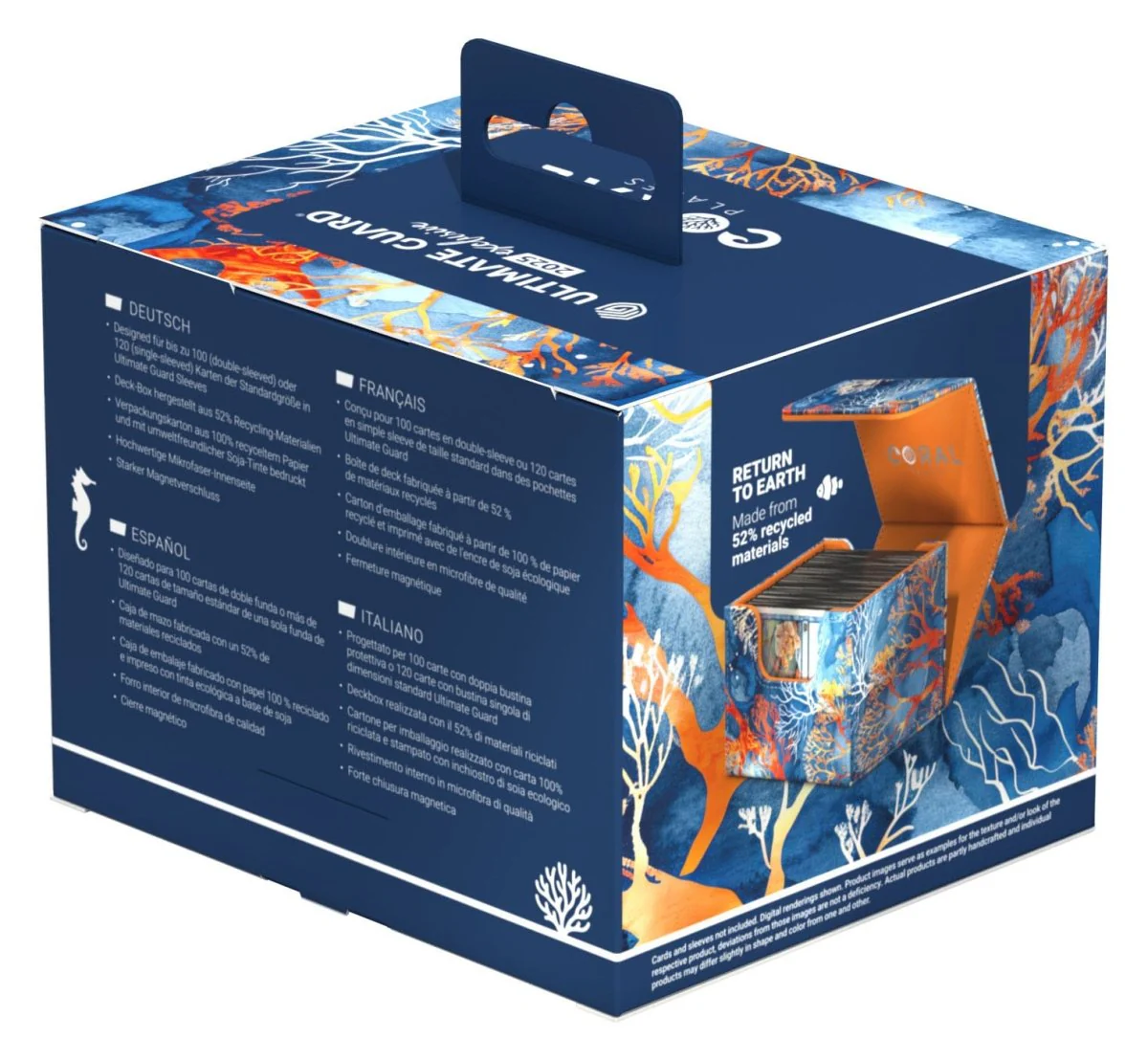 Ultimate Guard Sidewinder 100+ Xenoskin 2025 Exclusive "Coral Places" - Fiery Reef - Image 10