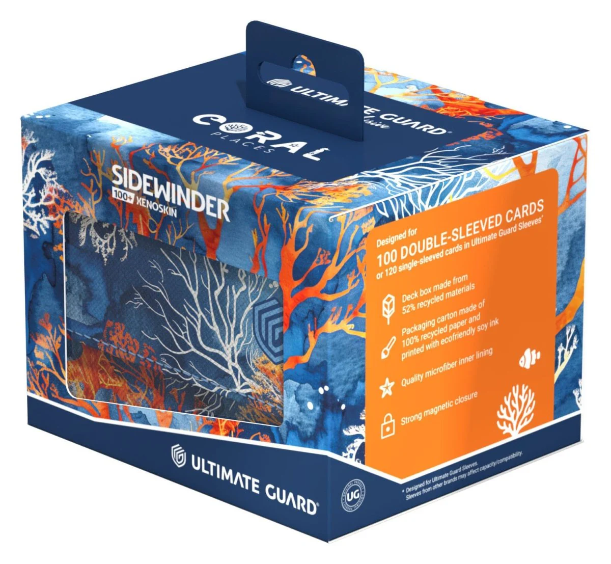 Ultimate Guard Sidewinder 100+ Xenoskin 2025 Exclusive "Coral Places" - Fiery Reef - Image 9