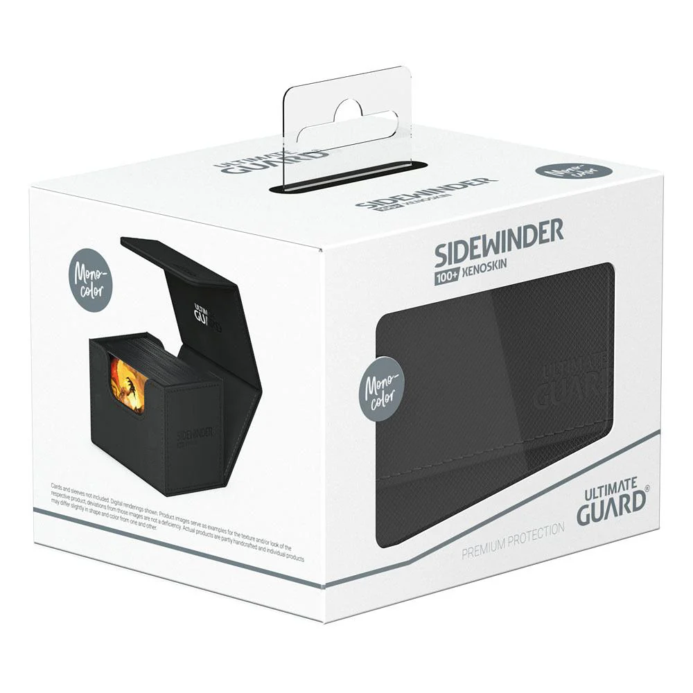 Ultimate Guard Sidewinder 100+ XenoSkin Monocolor Black - Image 3