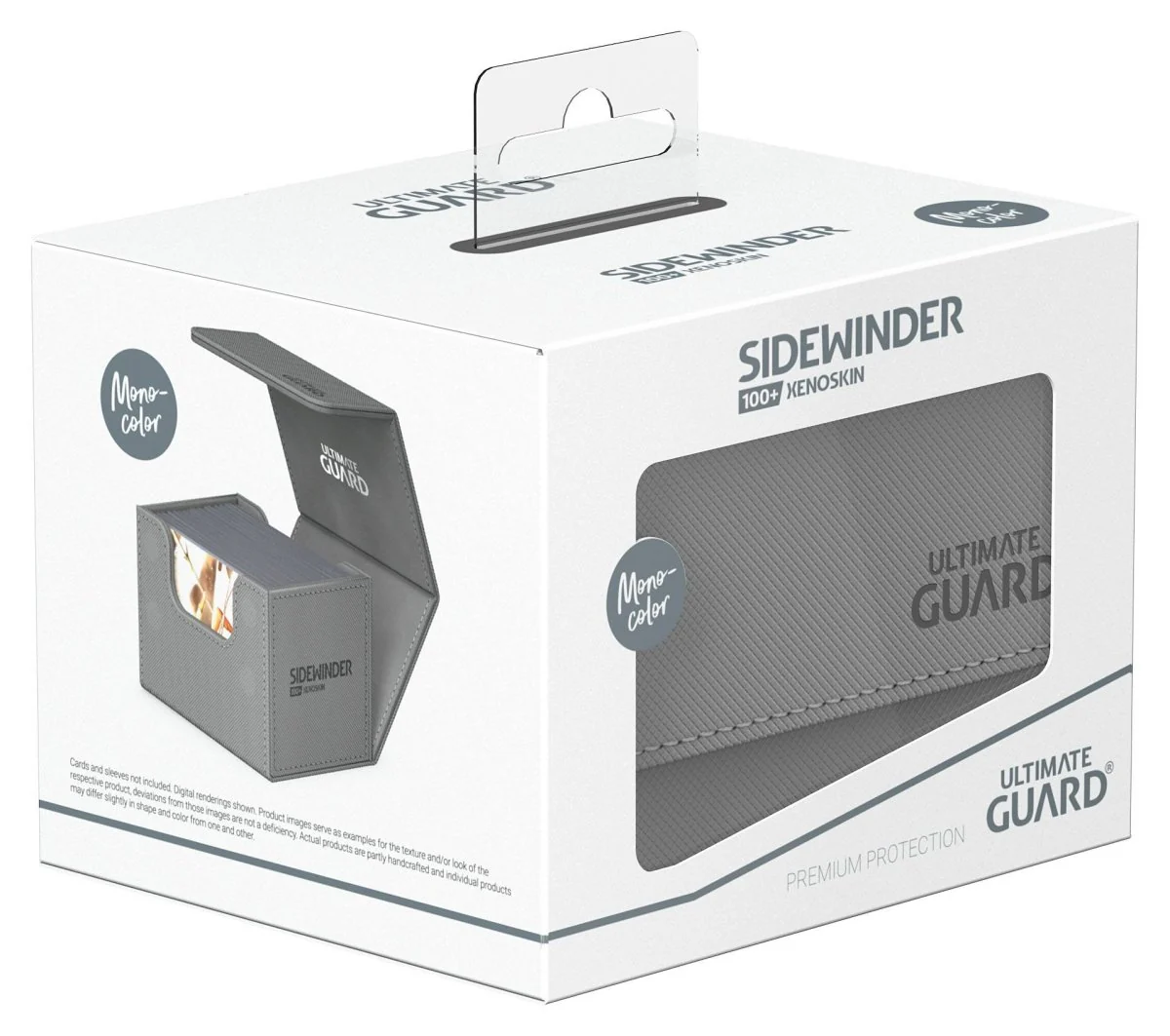 Ultimate Guard Sidewinder 100+ XenoSkin Monocolor Grey - Image 6