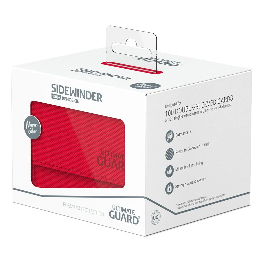 Ultimate Guard Sidewinder 100+ XenoSkin Monocolor Red - Image 2